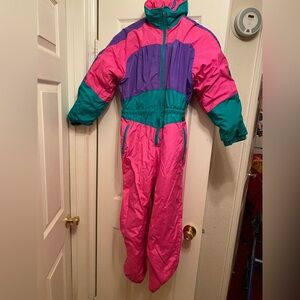 Vintage Hot Gear Ski Suit Girls Size 12